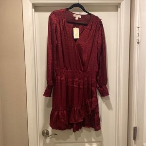 Michael Kors burgundy dress XL